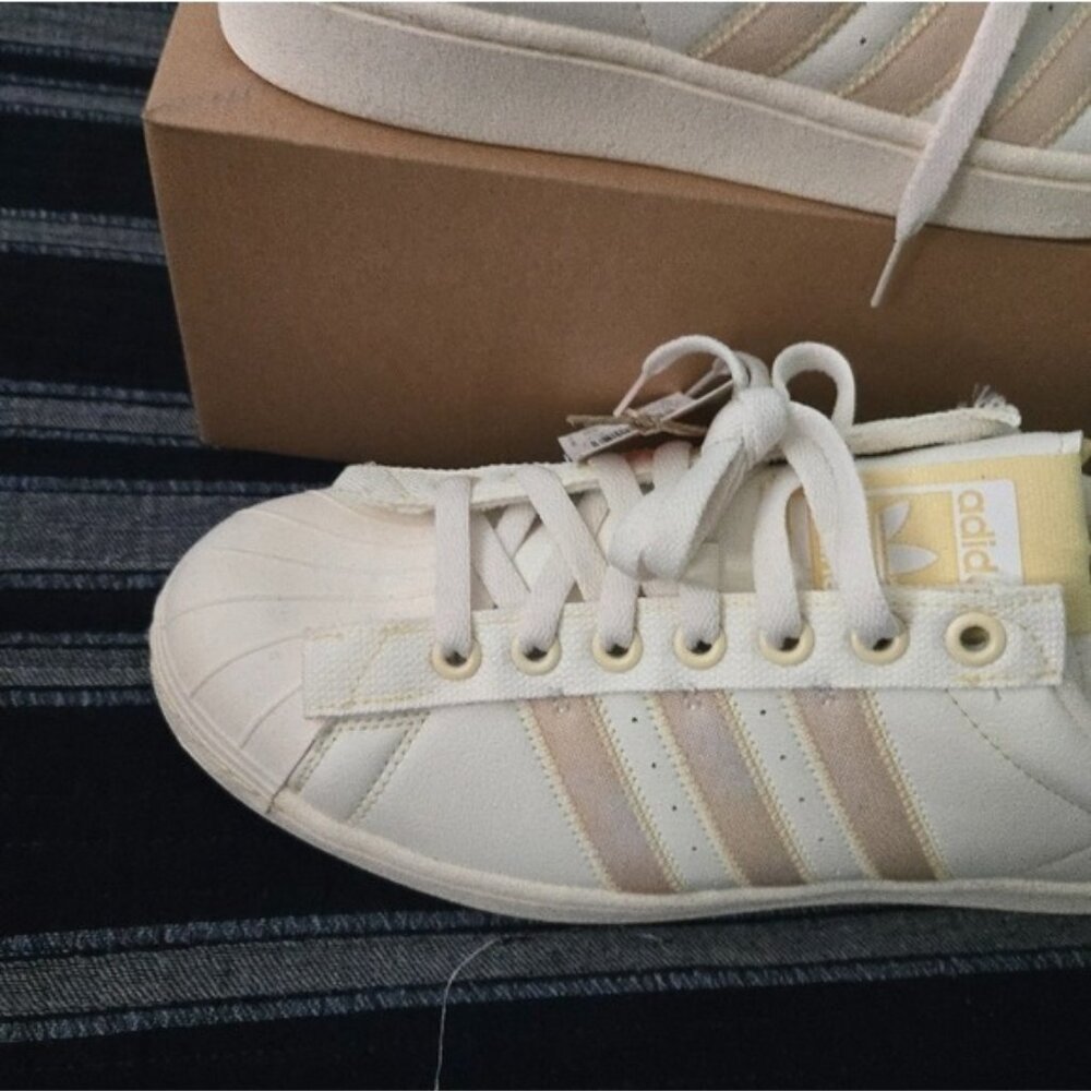 Adidas Shelltoe Boost Men 11 Superstar Parley Cream Off White Gf 112025 - Picture 4 of 11